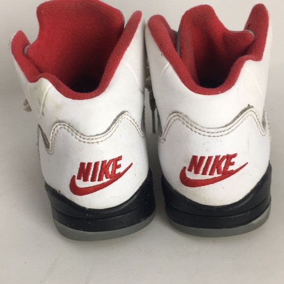 Jordan 5 Retro Fire Red Silver Tongue Men’s 2019 Style - Picture 8 of 15